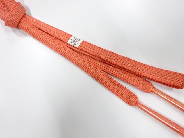 JAPANESE KIMONO / UNUSED HAND-TIED OBIJIME